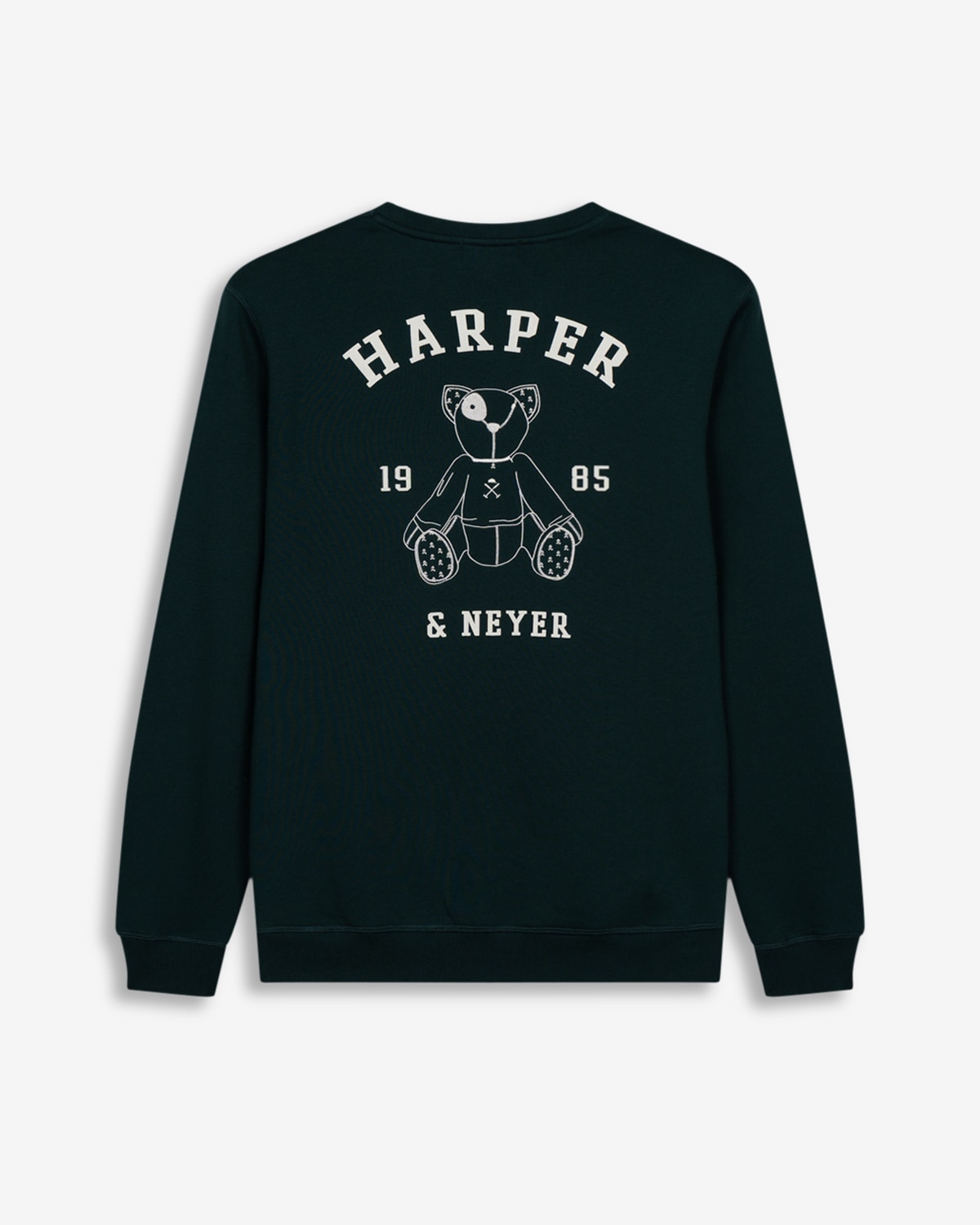 Sudadera new england kids - Harper & Neyer - Verde oscuro Verde oscuro-4