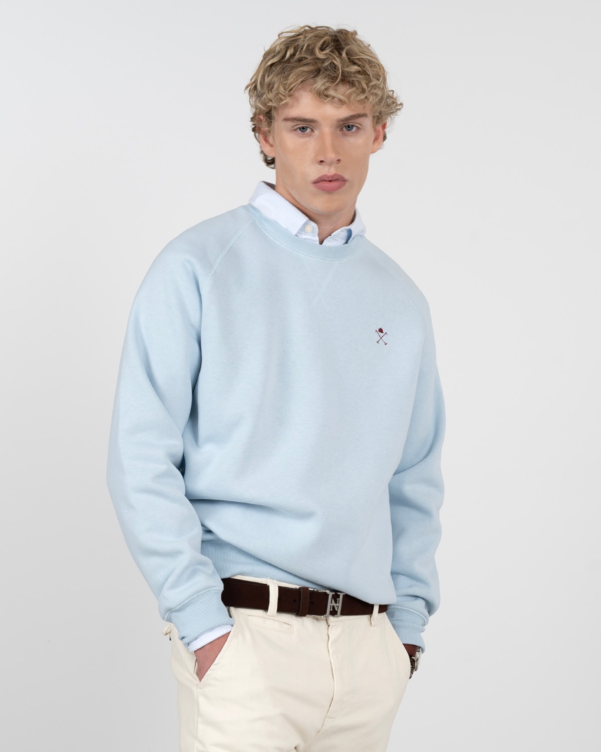Imagen 0 de Sudadera victory de algodón Azul claro