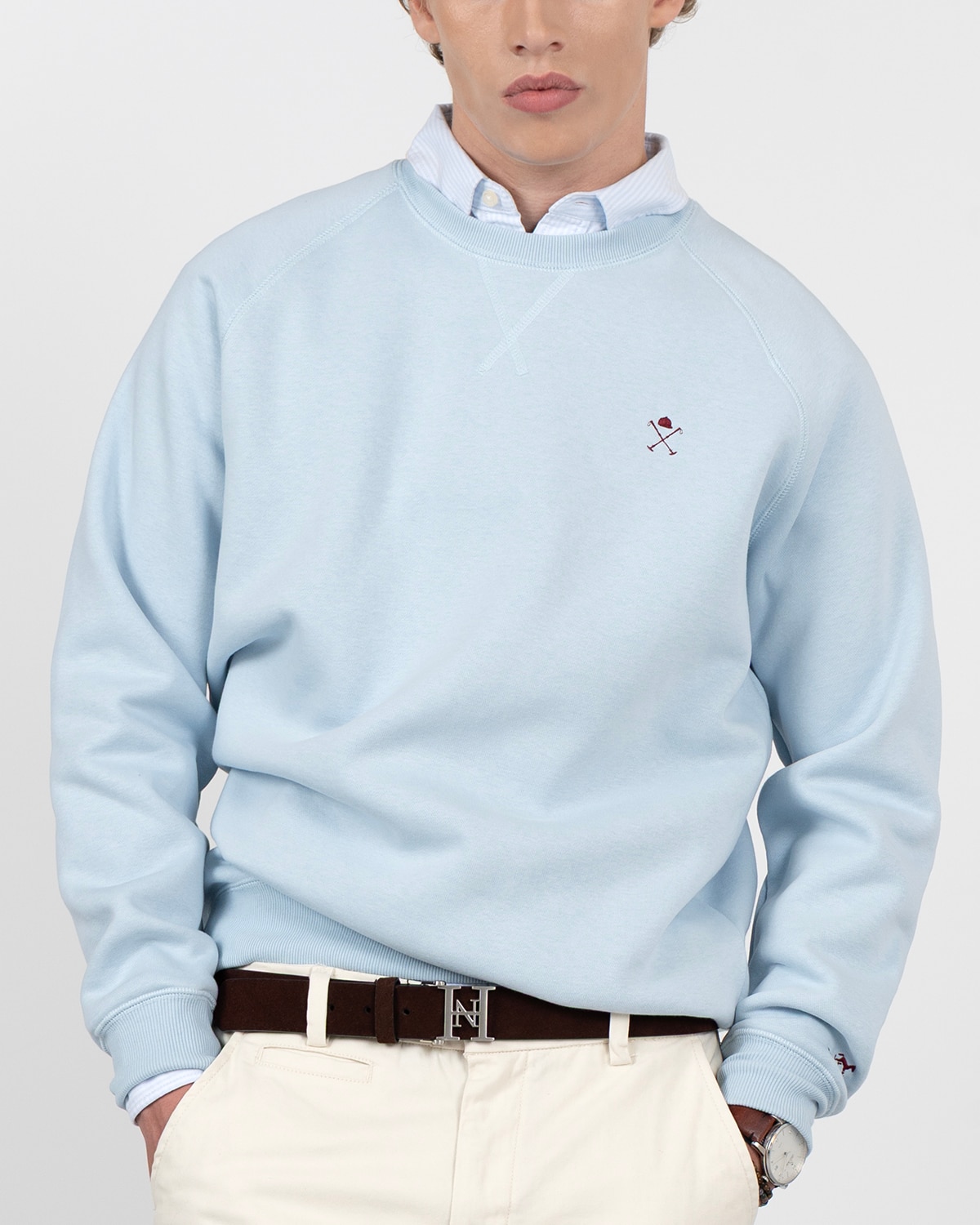 Sudadera victory de algodón - Harper & Neyer - Azul claro Azul claro-4