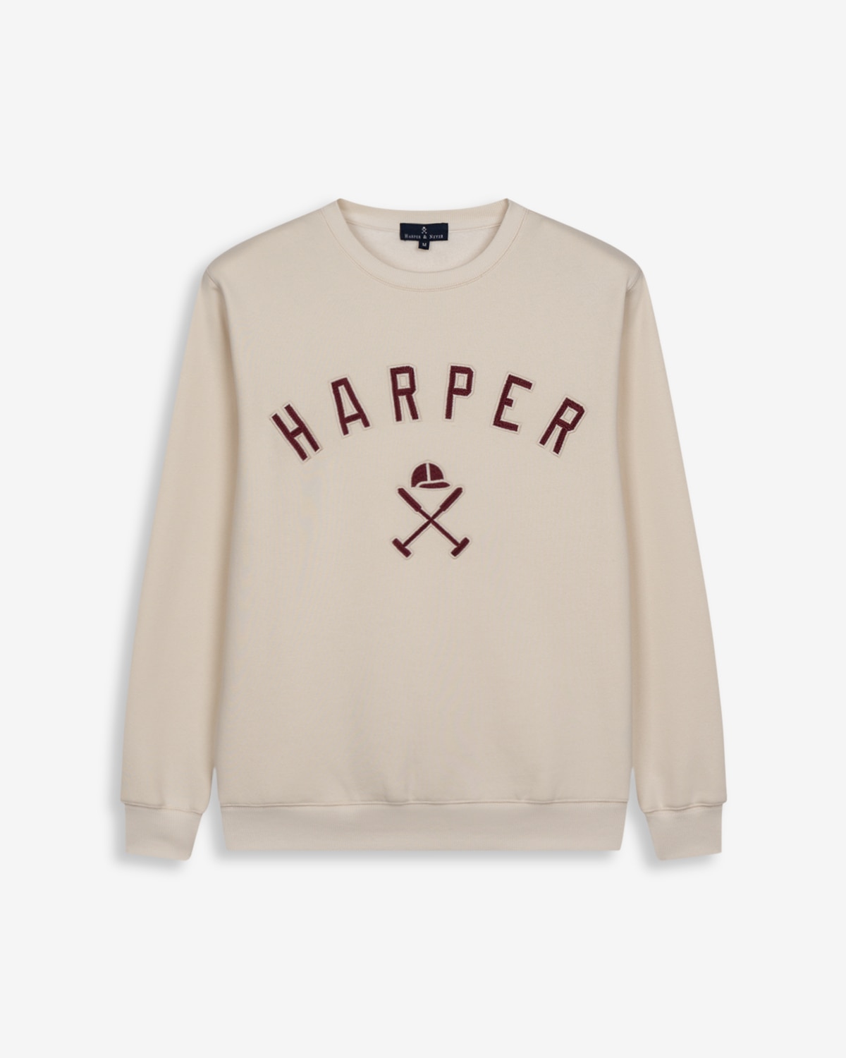Sudadera de hombre con dibujo frontal algodón - Harper & Neyer - Crudo Crudo-6