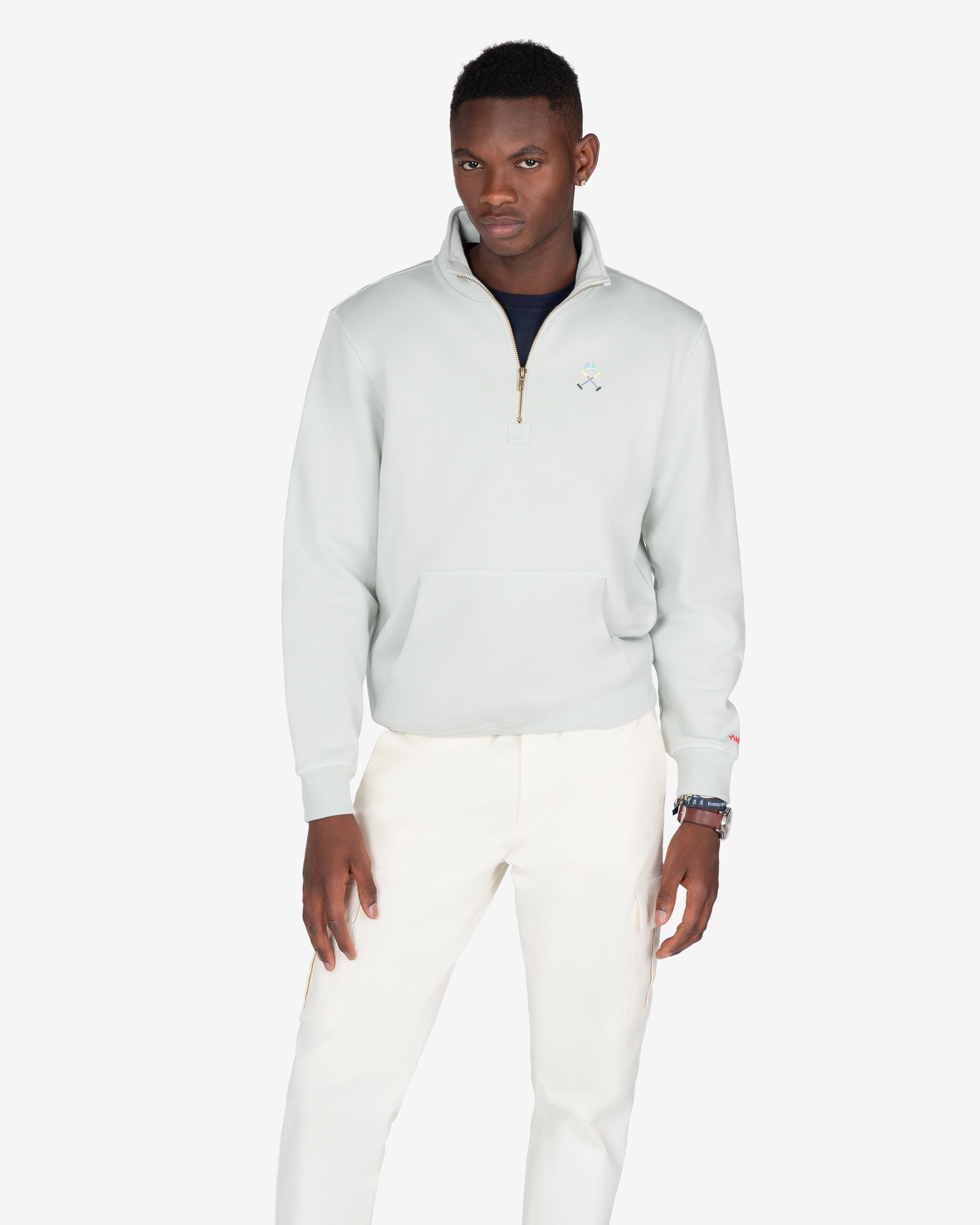 Sudadera new england kids - Harper & Neyer - Gris claro Gris claro-1