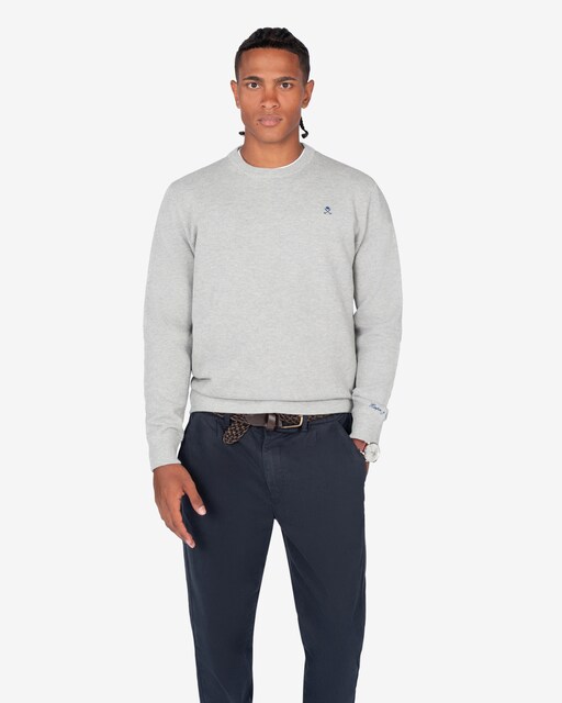 Imagen 0 de Jersey de hombre con cuello redondo liso