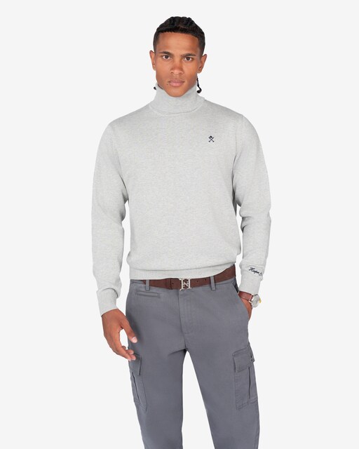 Imagen 0 de Jersey de hombre con cuello alto liso