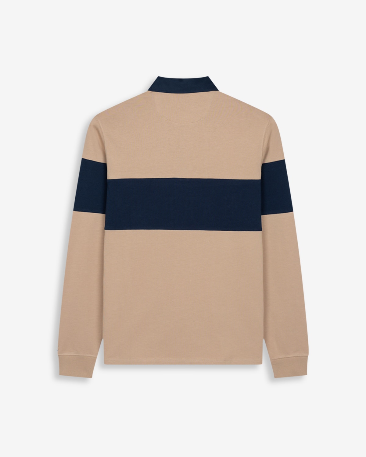 Imagen 5 de Polo de hombre de manga larga con dibujo frontal - Harper & Neyer - Beige Beige
