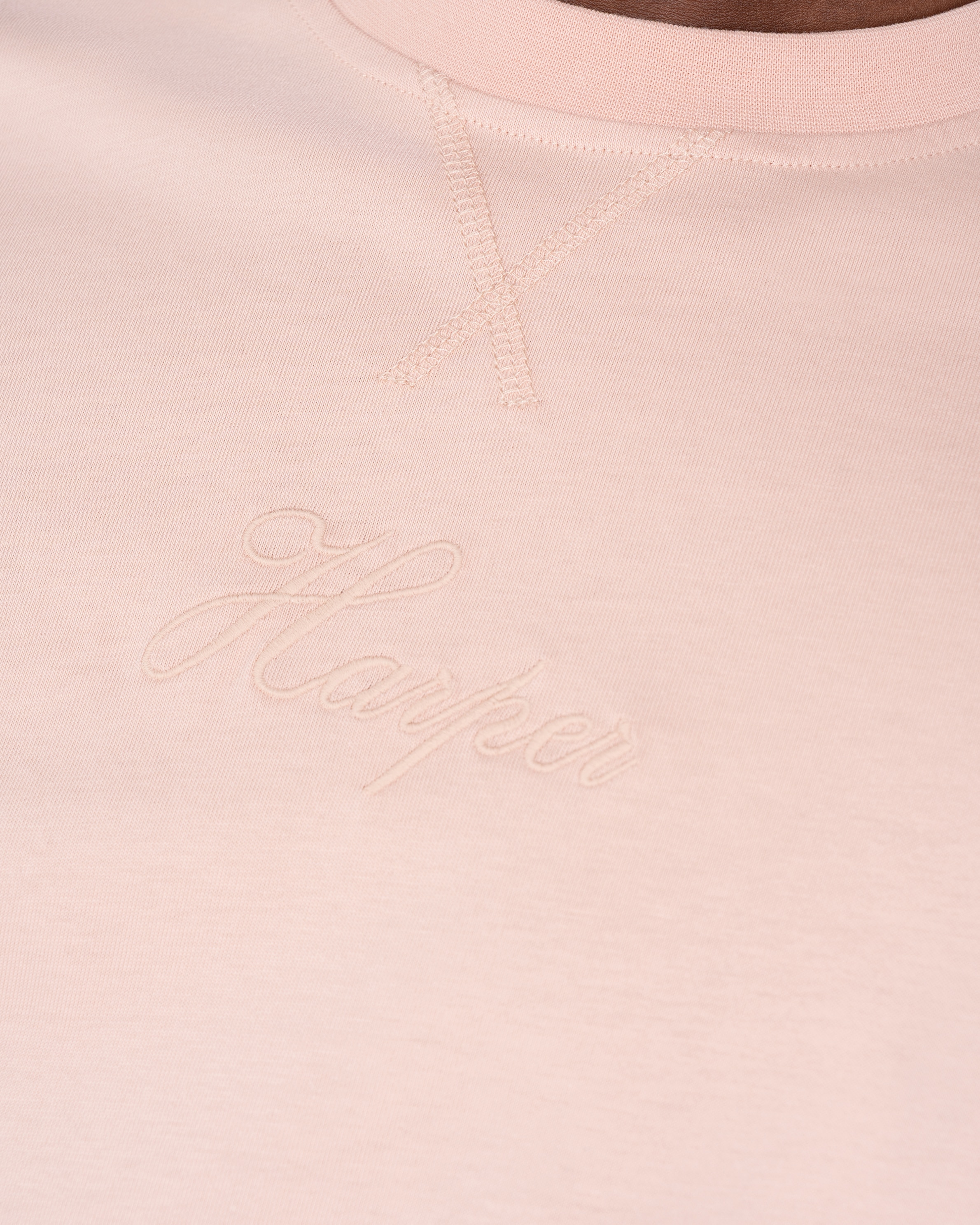 Imagen 4 de Camiseta de hombre de manga larga oversize lisa - Harper & Neyer - Rosa Rosa