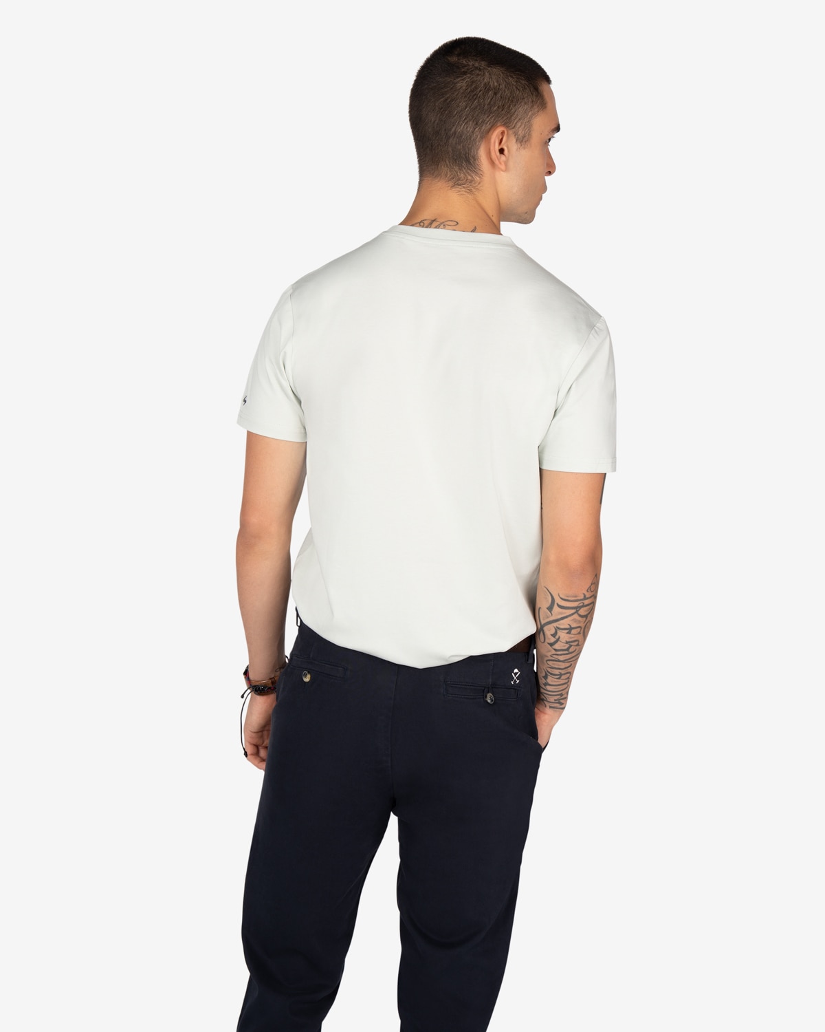 Imagen 2 de Camiseta de hombre de manga larga oversize lisa - Harper & Neyer - Gris claro Gris claro