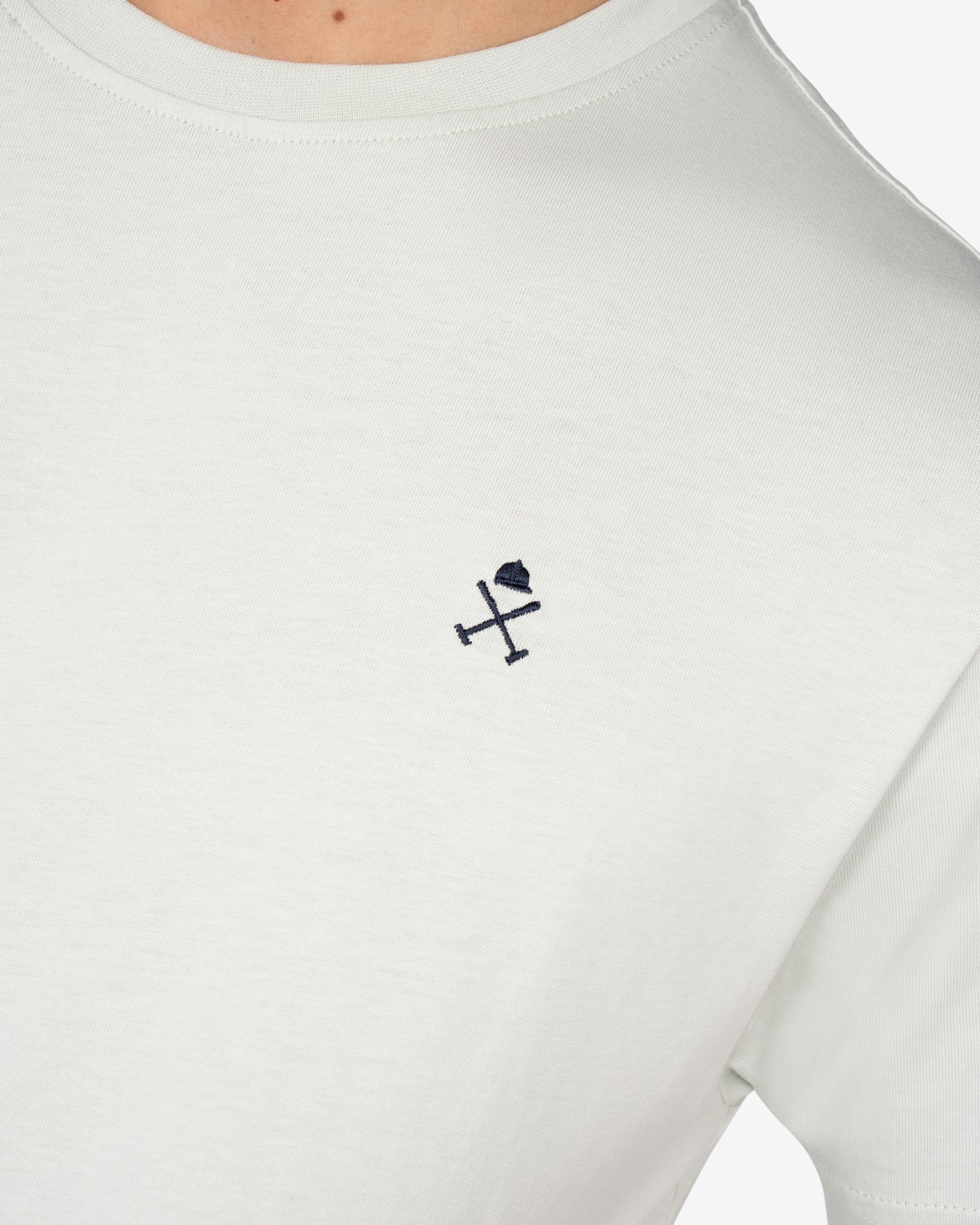 Imagen 4 de Camiseta de hombre de manga larga oversize lisa - Harper & Neyer - Gris claro Gris claro