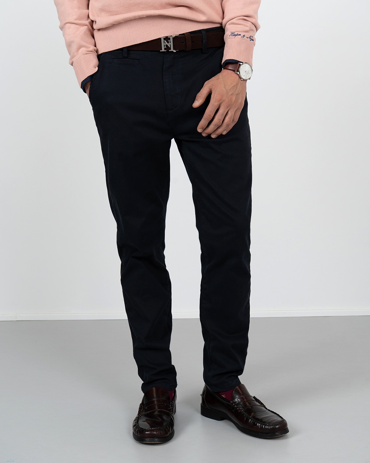 Pantalón chino icon - Harper & Neyer - Azul marino Azul marino-2