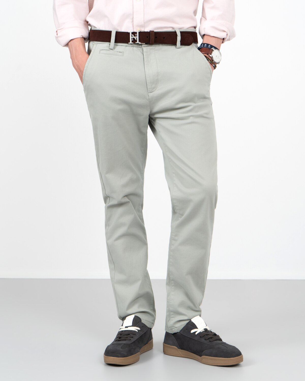 Pantalón chino icon - Harper & Neyer - Verde militar Verde militar-2