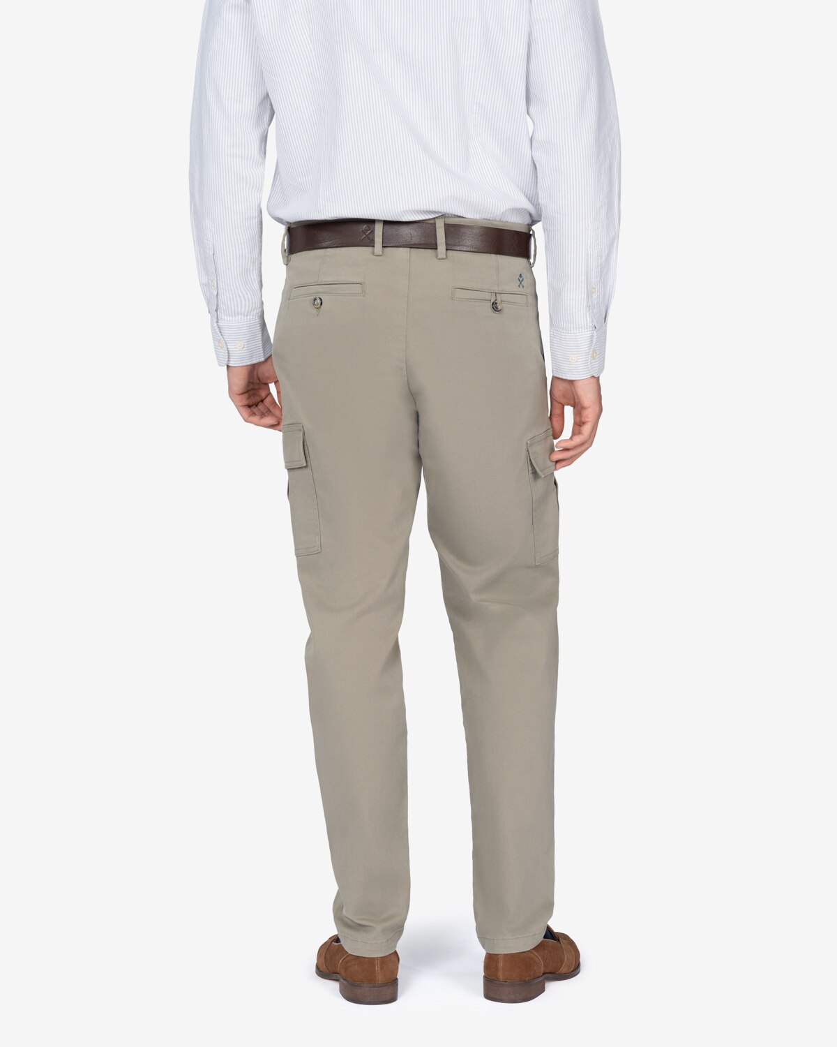 Pantalón cargo de hombre fit regular - Harper & Neyer - Verde Verde-2