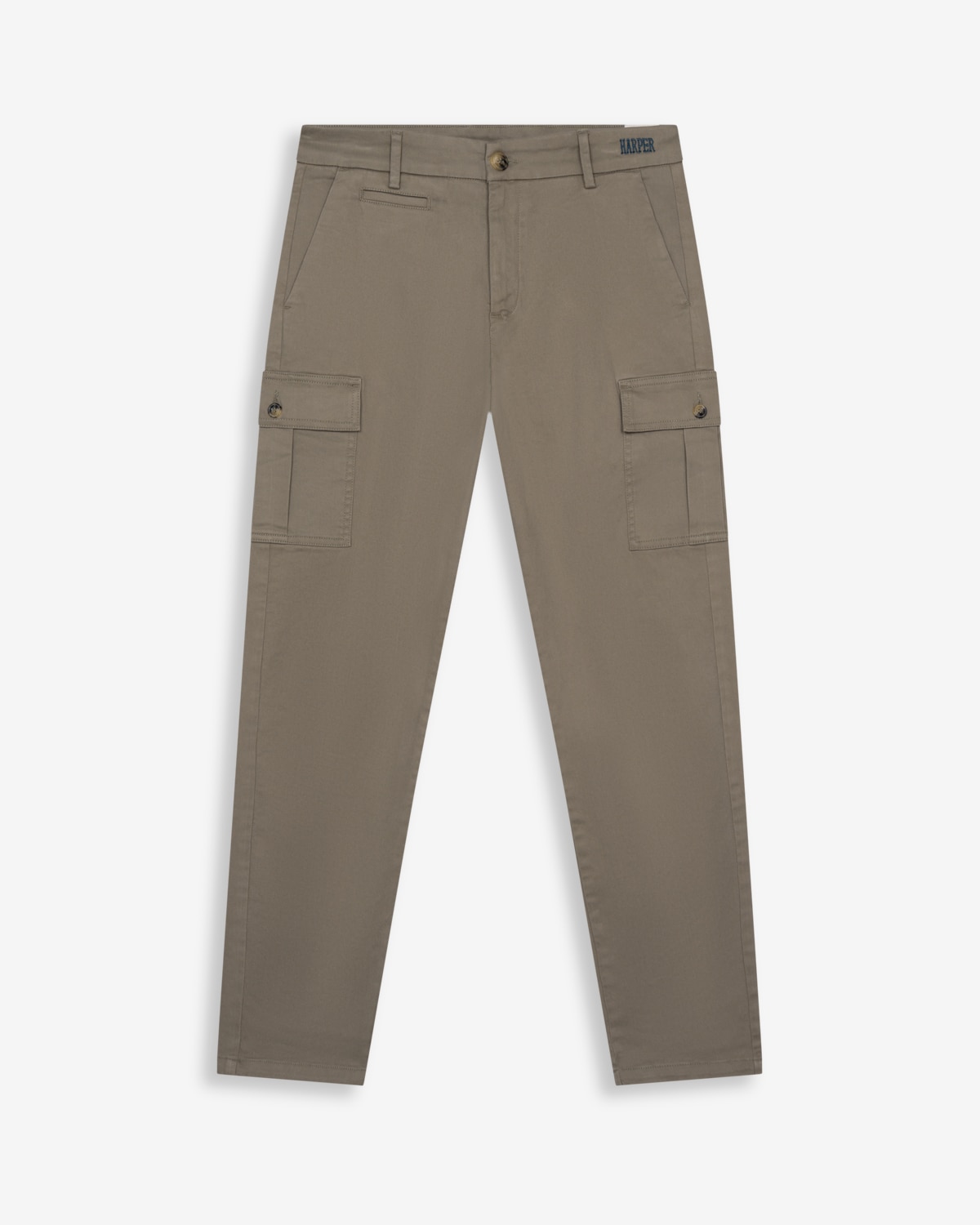 Pantalón cargo de hombre fit regular - Harper & Neyer - Verde Verde-6