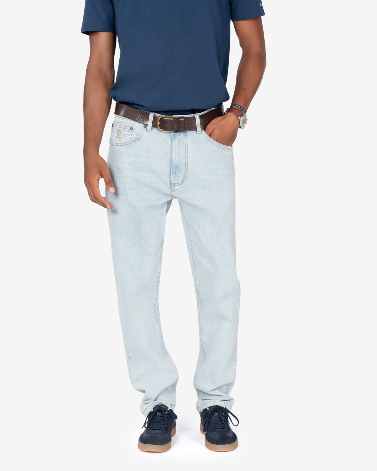 Vaquero de hombre fit regular - Harper & Neyer - Azul claro Azul claro-1