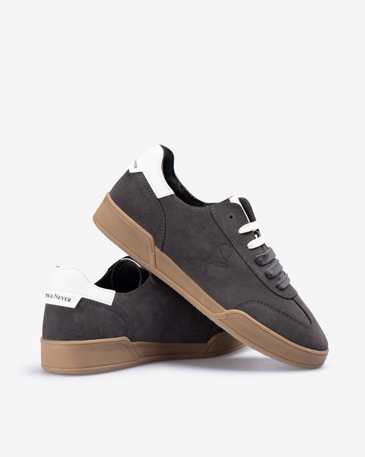 Zapatillas de vestir de hombre con cierre de cordones - Harper & Neyer - Marrón Marrón-4