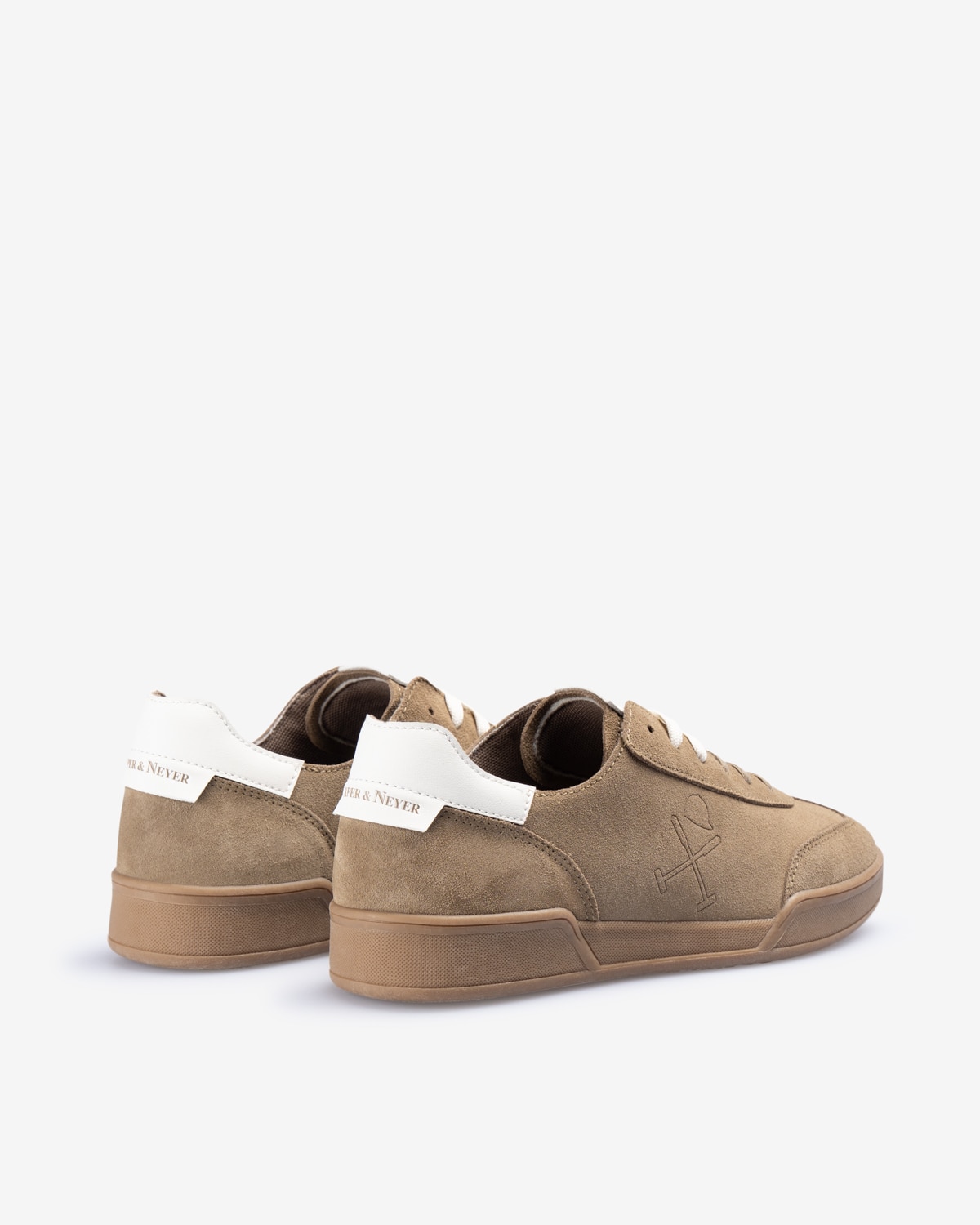 Zapatillas de vestir de hombre con cierre de cordones - Harper & Neyer - Camel Camel-2