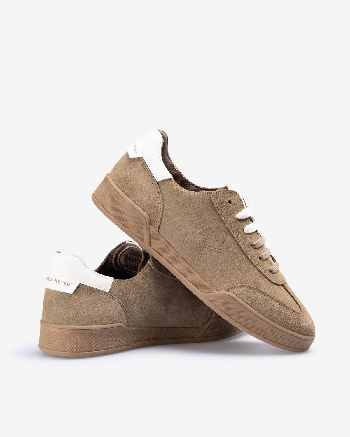 Zapatillas de vestir de hombre con cierre de cordones - Harper & Neyer - Camel Camel-4