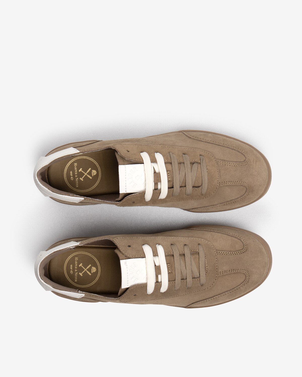 Zapatillas de vestir de hombre con cierre de cordones - Harper & Neyer - Camel Camel-6