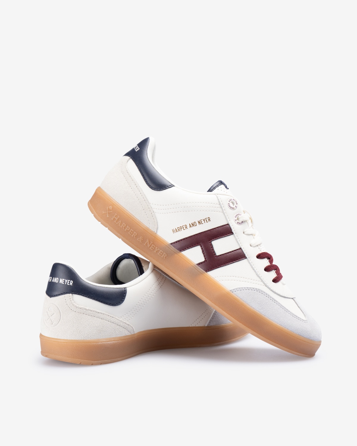 Zapatillas de hombre retro con cirre de cordones - Harper & Neyer - Crudo Crudo-4