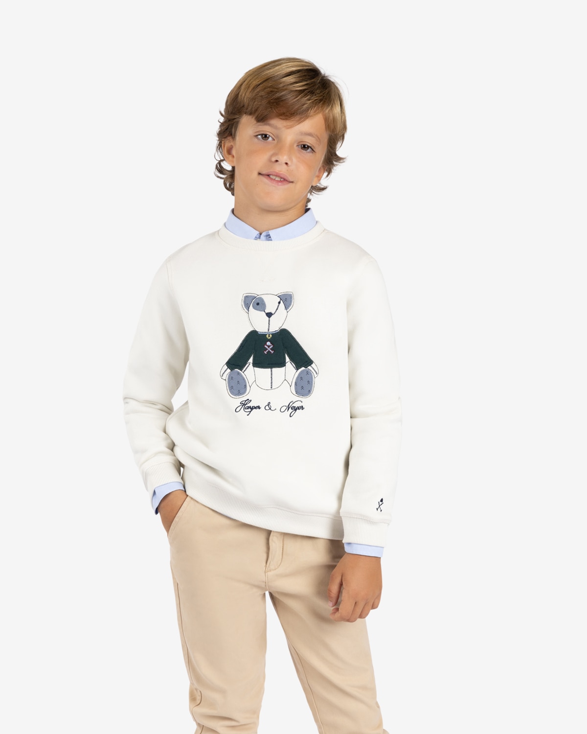 Sudadera new england kids - Harper & Neyer - Crudo Crudo-1