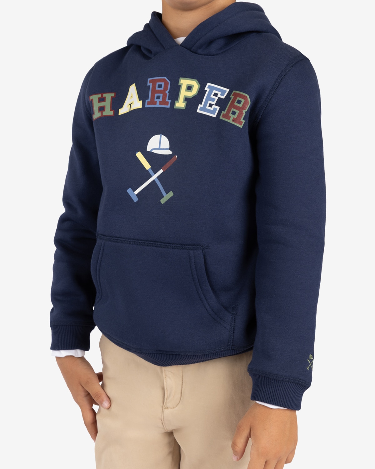 Sudadera new england kids - Harper & Neyer - Azul marino Azul marino-4