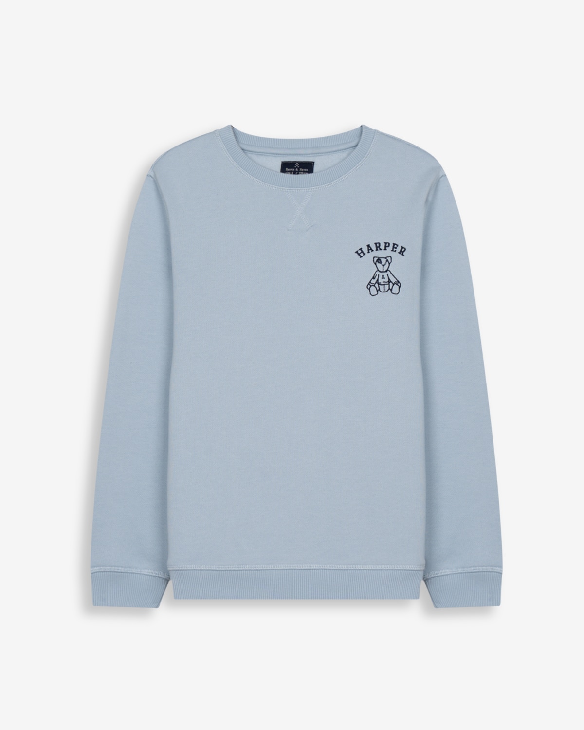 Sudadera new england kids - Harper & Neyer - Azul claro Azul claro-6