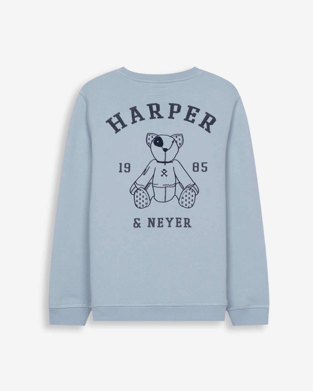 Sudadera new england kids - Harper & Neyer - Azul claro Azul claro-5