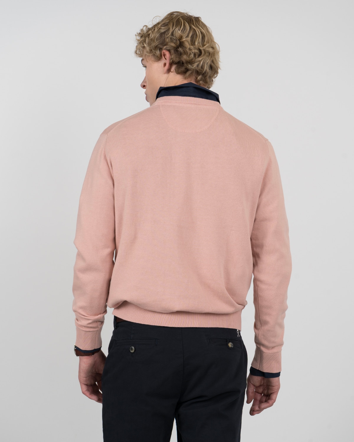 Jersey icon de algodón cuello redondo - Harper & Neyer - Rosa Rosa-2