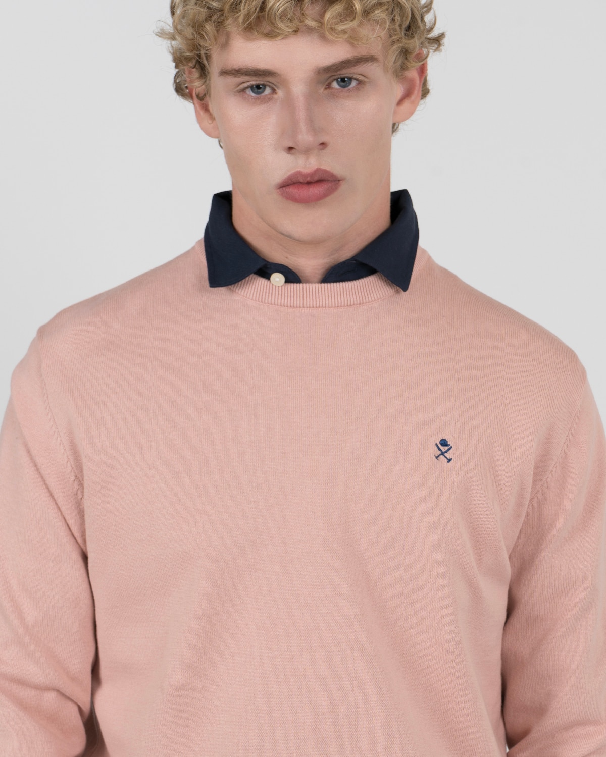 Jersey icon de algodón cuello redondo - Harper & Neyer - Rosa Rosa-4