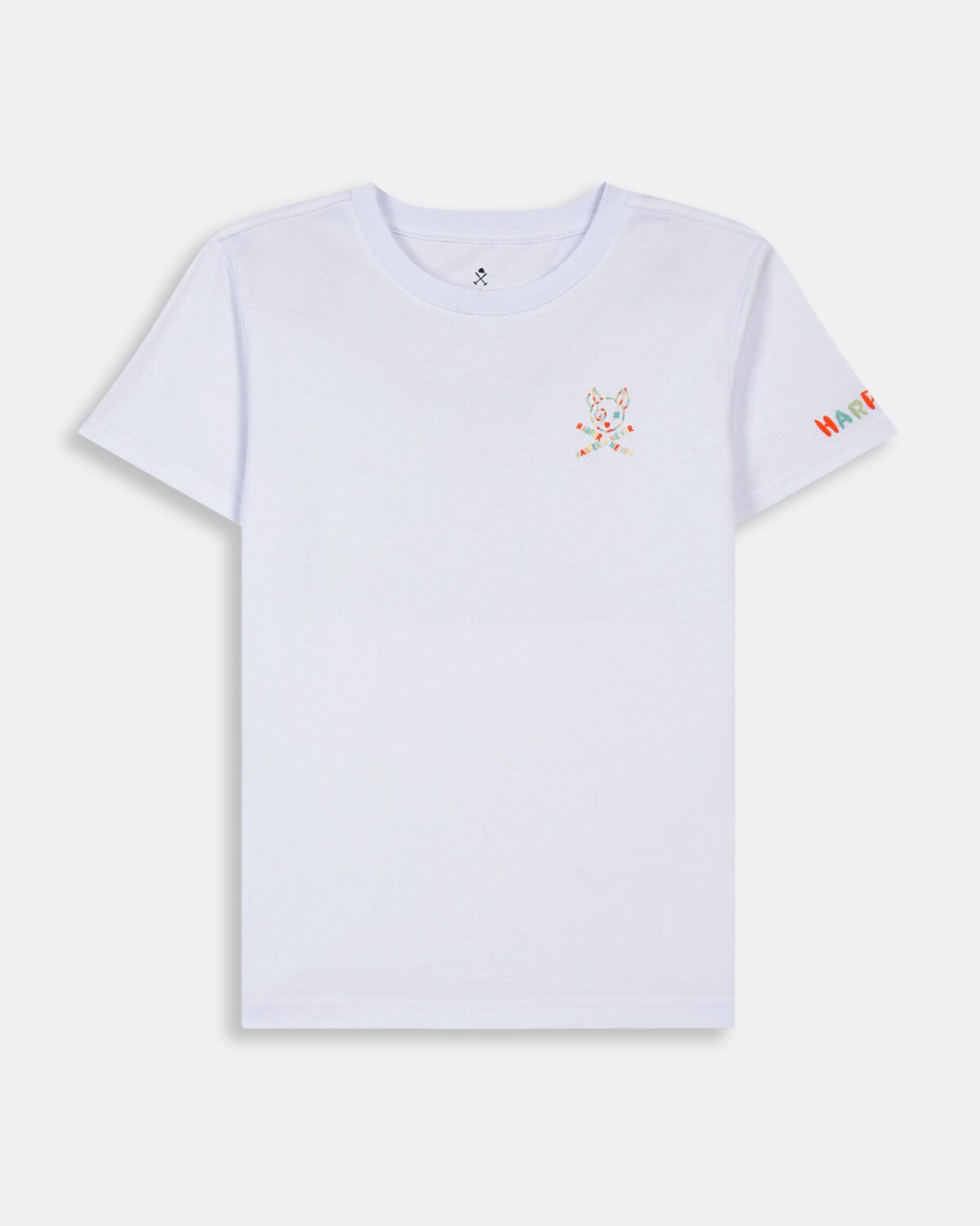 Camiseta de manga corta de niño con estampado grande - Harper & Neyer - Blanco Blanco-5