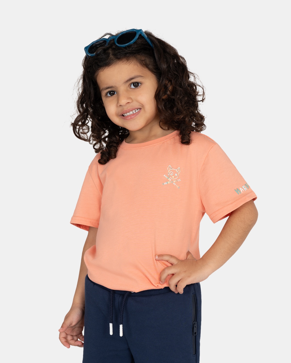 Imagen 0 de Camiseta de manga corta de niño con estampado grande Coral