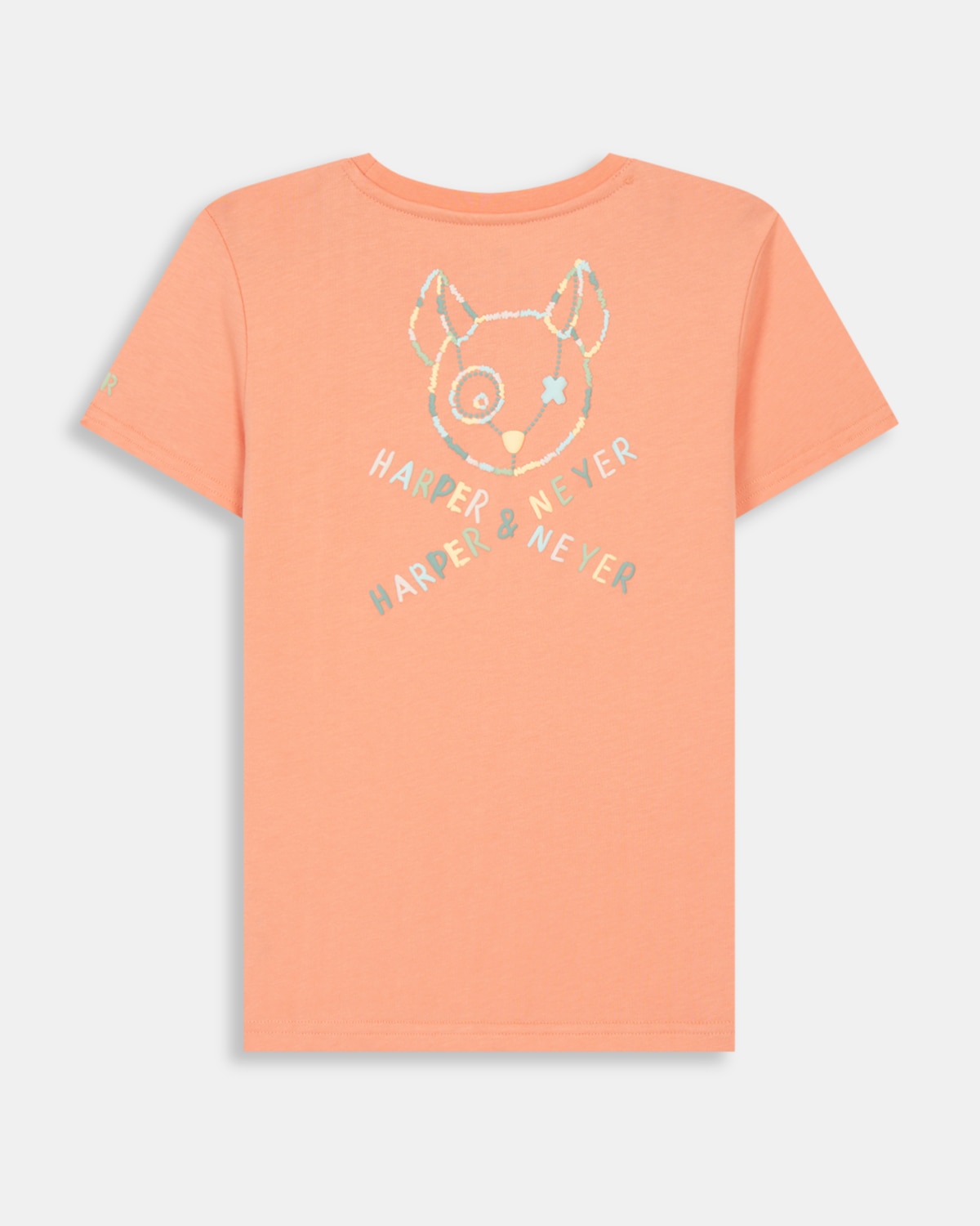 Camiseta de manga corta de niño con estampado grande - Harper & Neyer - Coral Coral-4