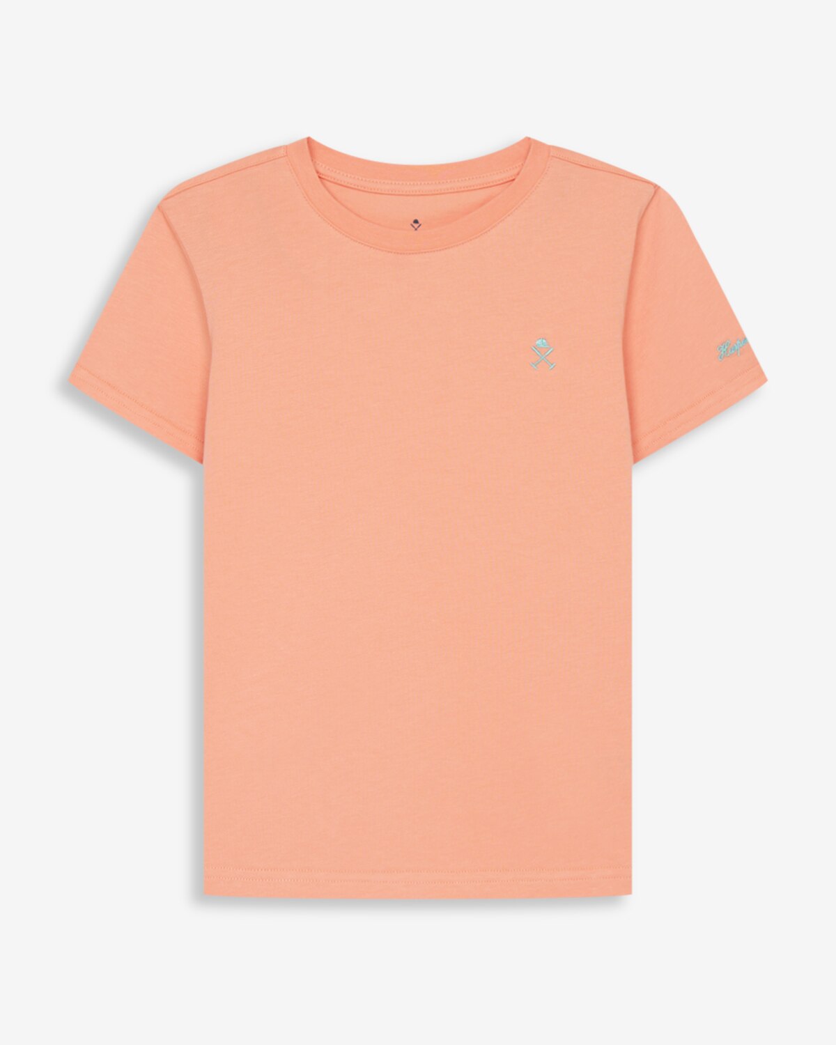 Camiseta de niño de manga corta de algodón - Harper & Neyer - Coral Coral-5