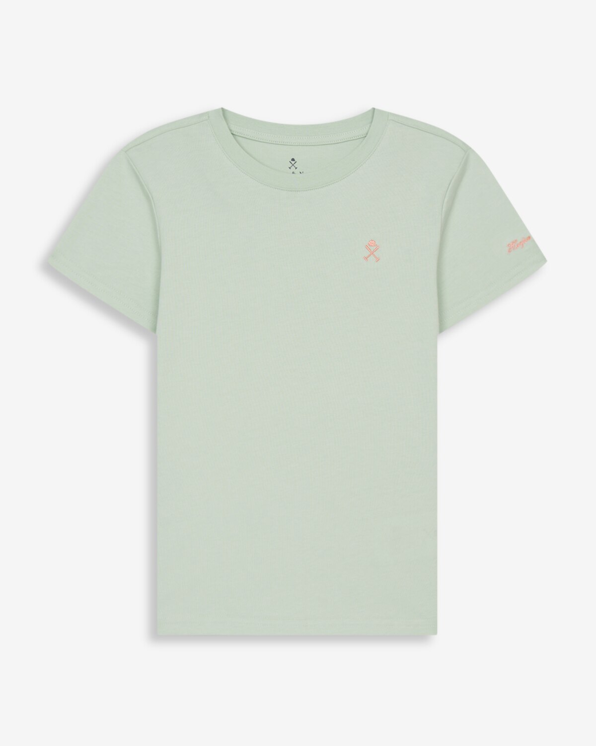 Camiseta de niño de manga corta de algodón - Harper & Neyer - Verde claro Verde claro-5