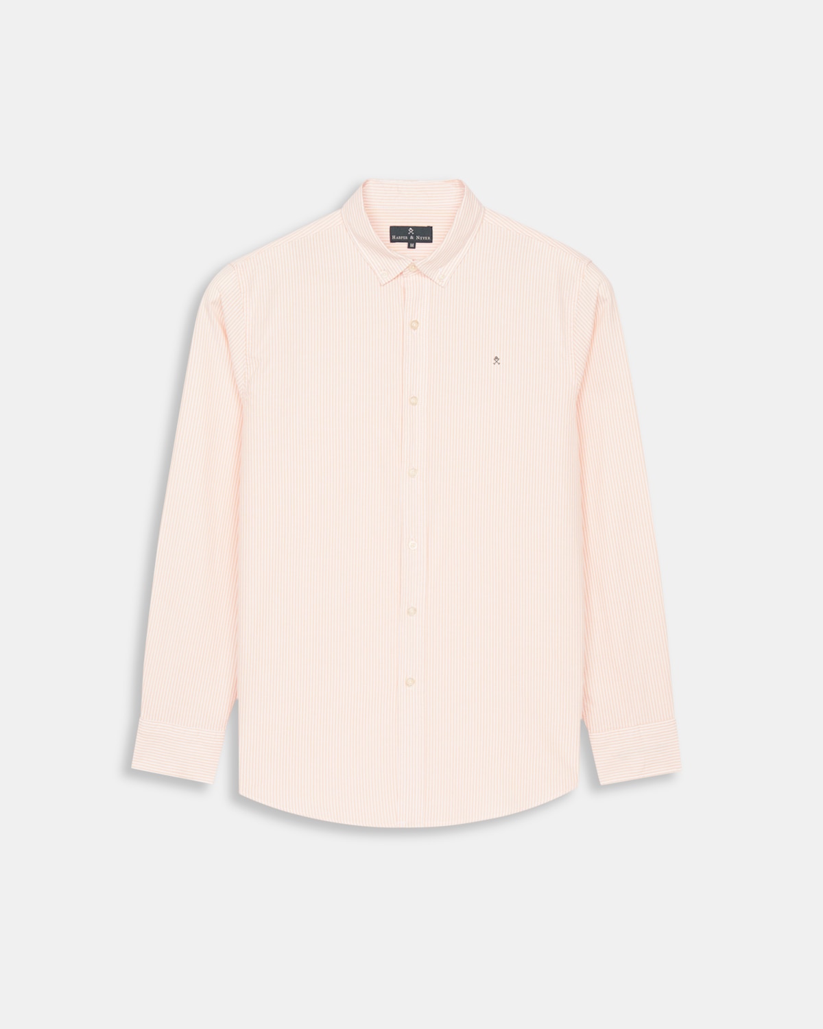 Imagen 6 de Camisa Oxfrord de hombre de rayas - Harper & Neyer - Coral Coral