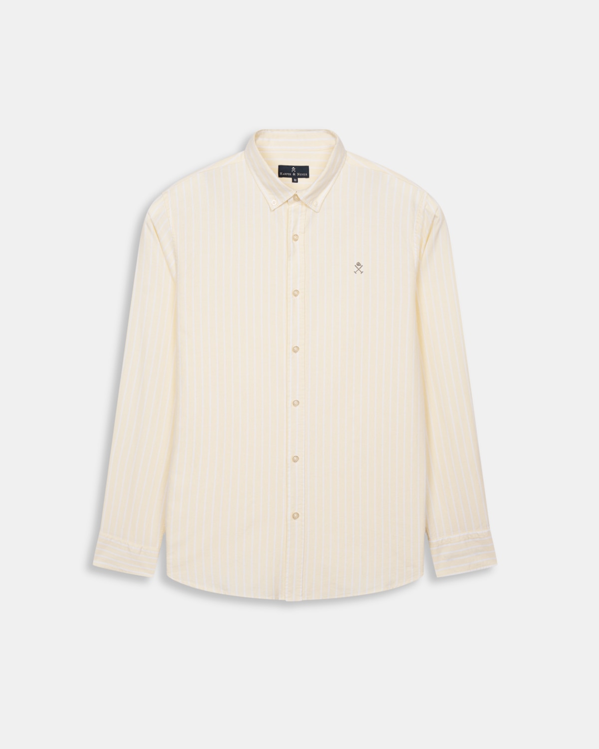 Camisa oxford de hombre de rayas - Harper & Neyer - Amarillo Amarillo-6