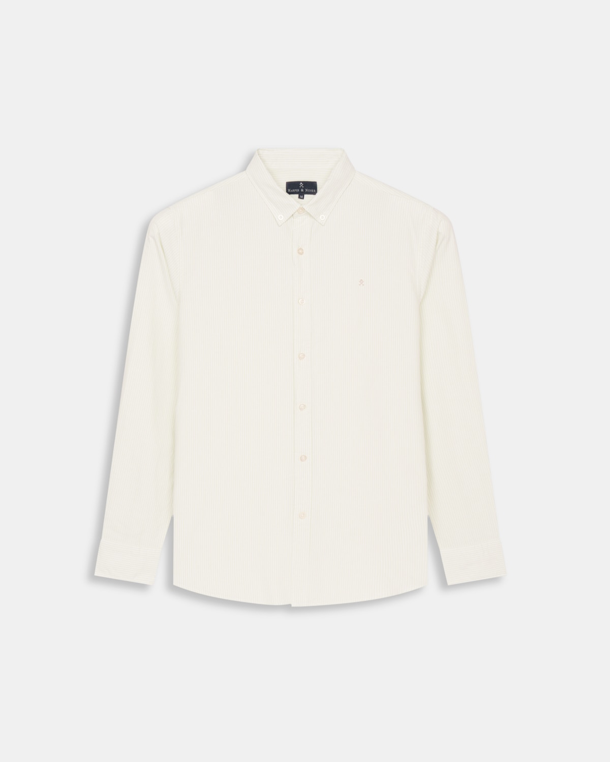 Camisa oxford de hombre de rayas - Harper & Neyer - Verde Verde-6