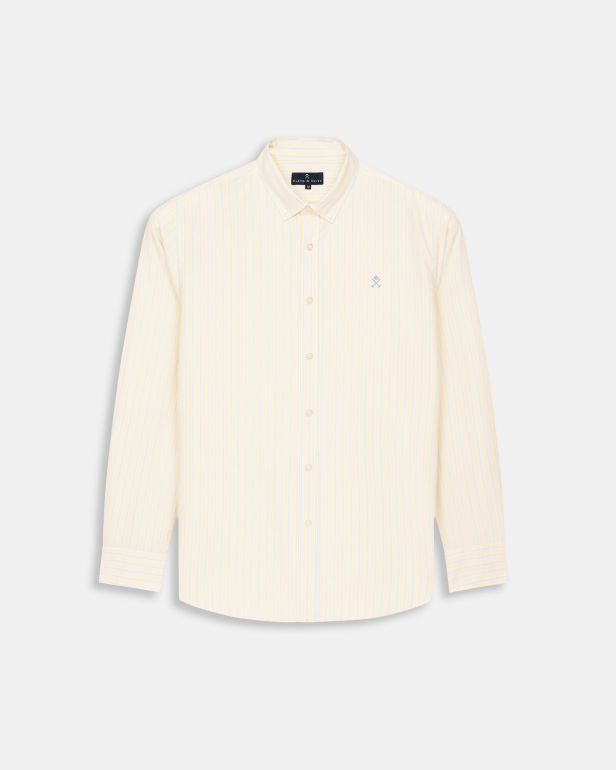 Camisa oxford de hombre de rayas - Harper & Neyer - Amarillo Amarillo-6