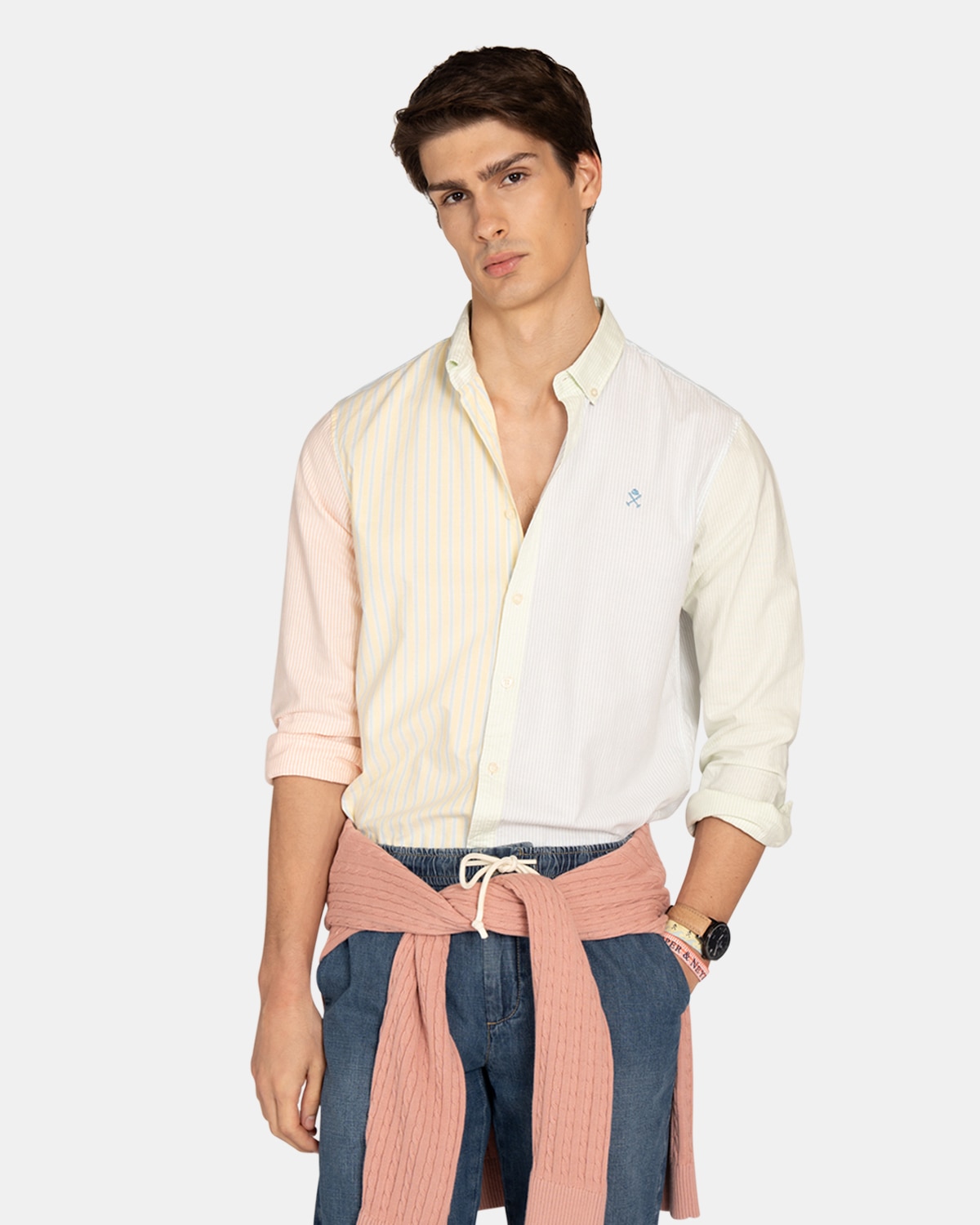 Camisa oxford de hombre de rayas - Harper & Neyer - Multicolor Multicolor-1