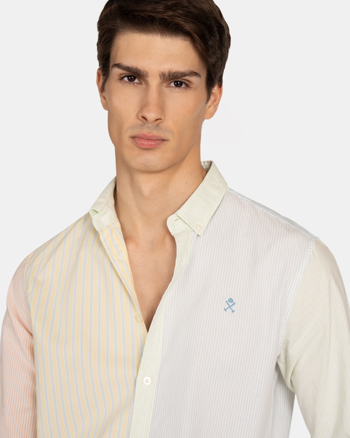Camisa oxford de hombre de rayas - Harper & Neyer - Multicolor Multicolor-3