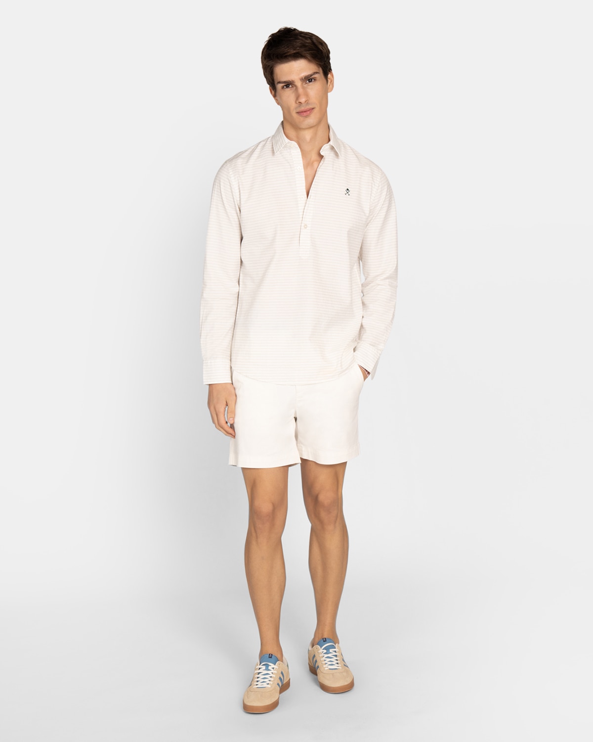 Camisa Oxford de hombre de rayas - Harper & Neyer - Crudo Crudo-4