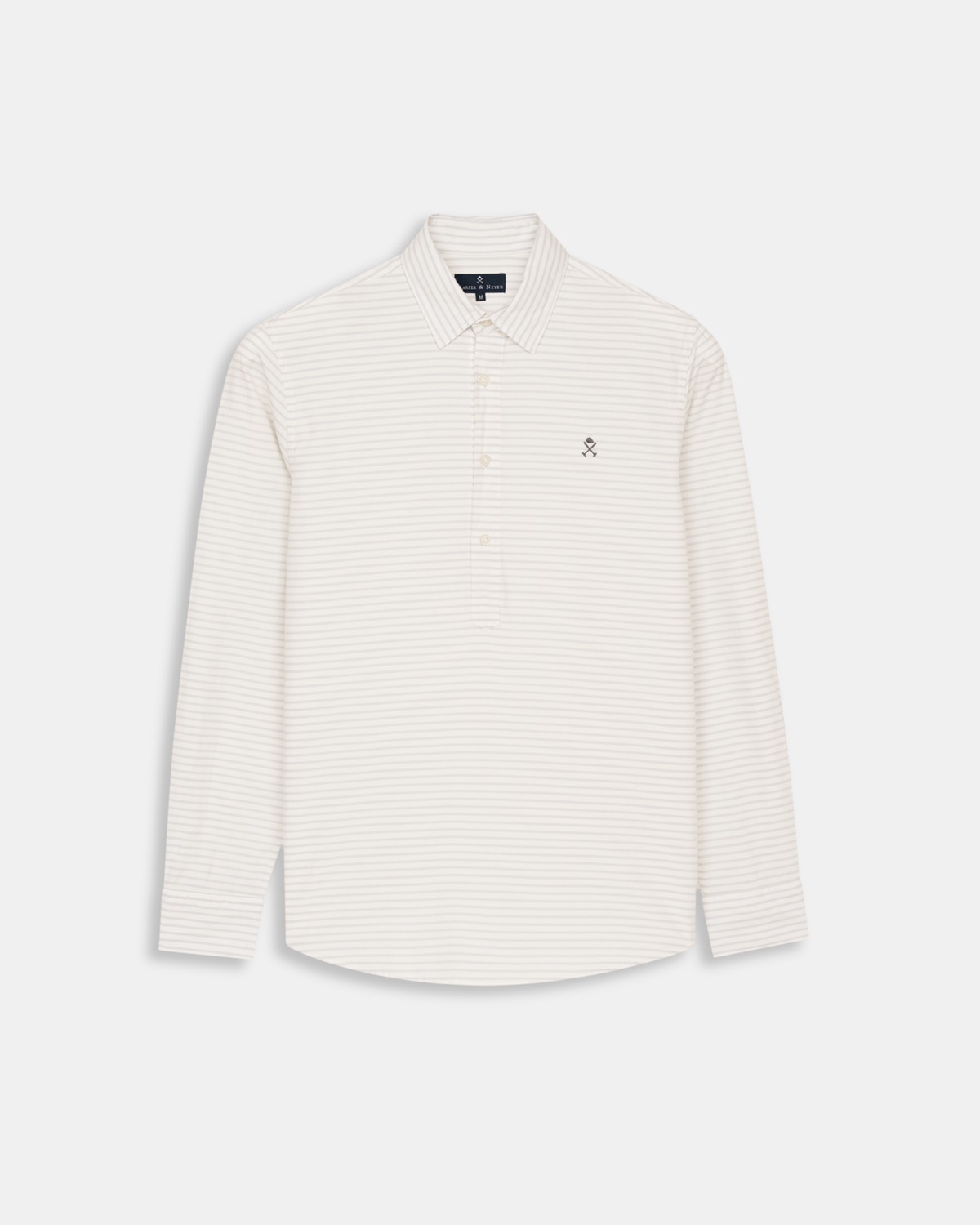 Camisa Oxford de hombre de rayas - Harper & Neyer - Azul claro Azul claro-6