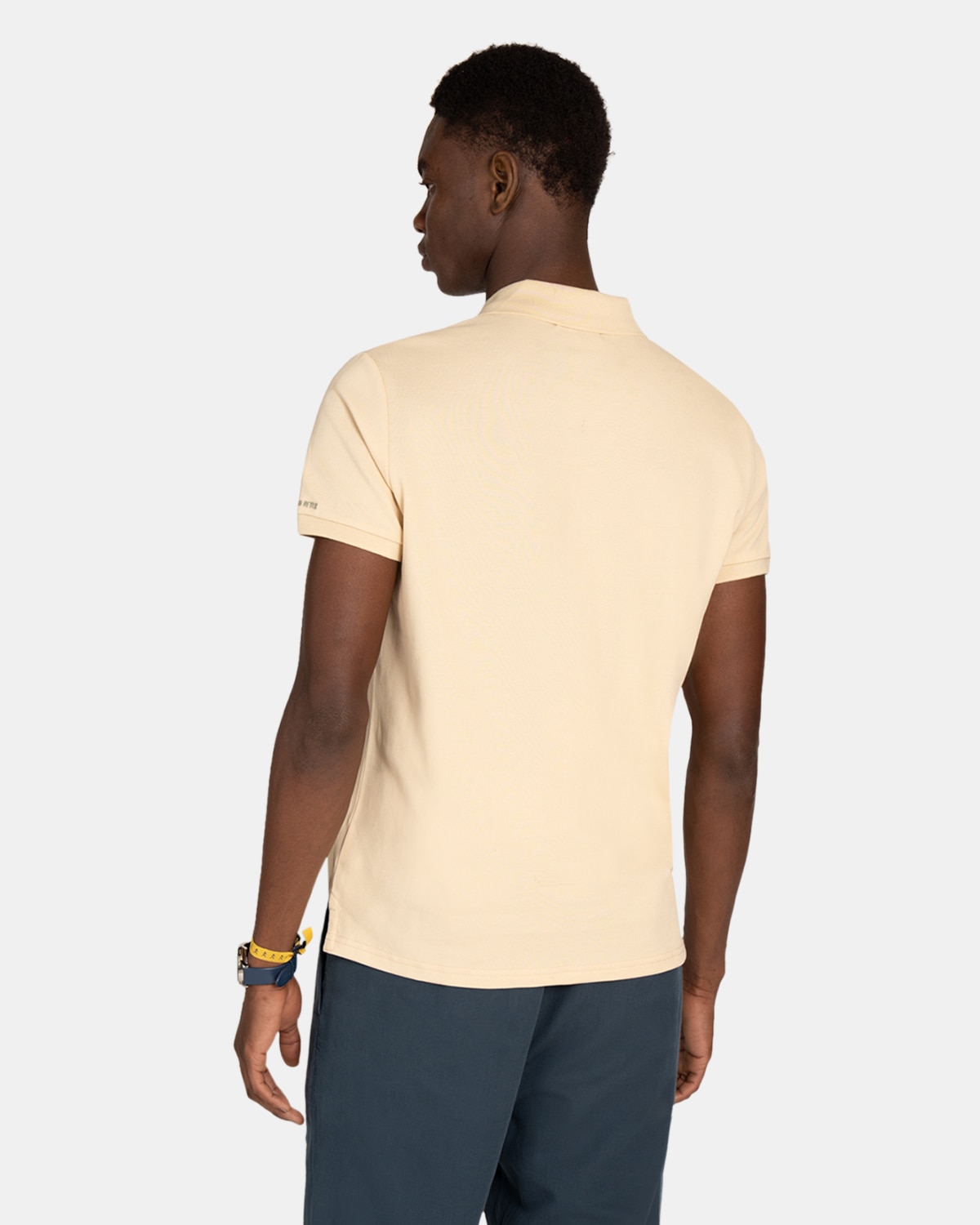 Polo de manga corta de hombre con dibujo frontal - Harper & Neyer - Camel Camel-2