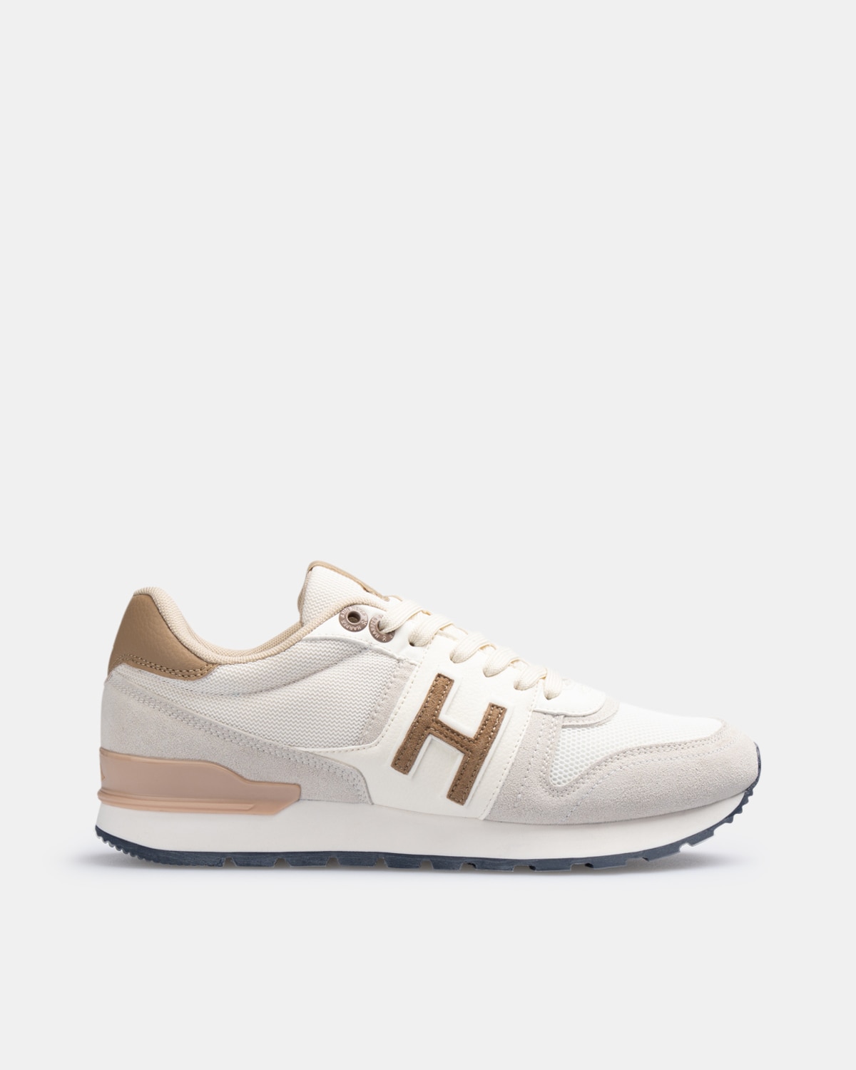 Imagen 0 de Zapatillas de hombre retro con cirre de cordones Crudo