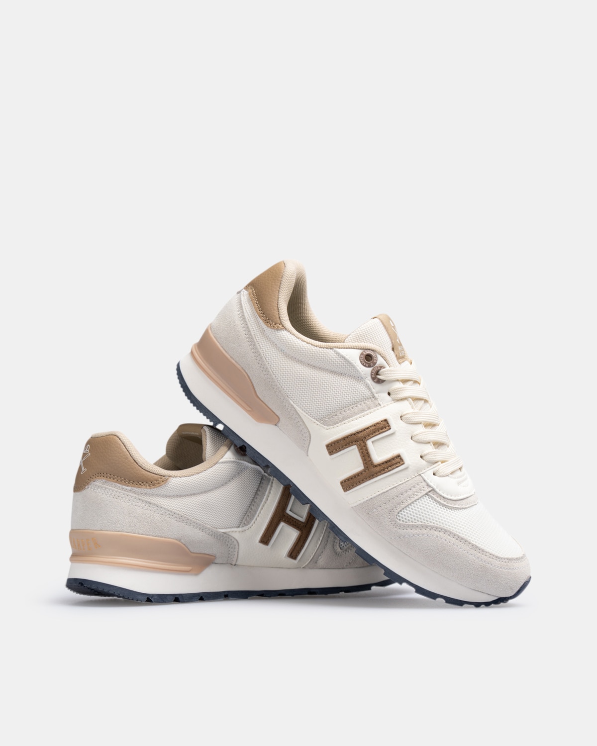 Zapatillas de hombre retro con cirre de cordones - Harper & Neyer - Crudo Crudo-4