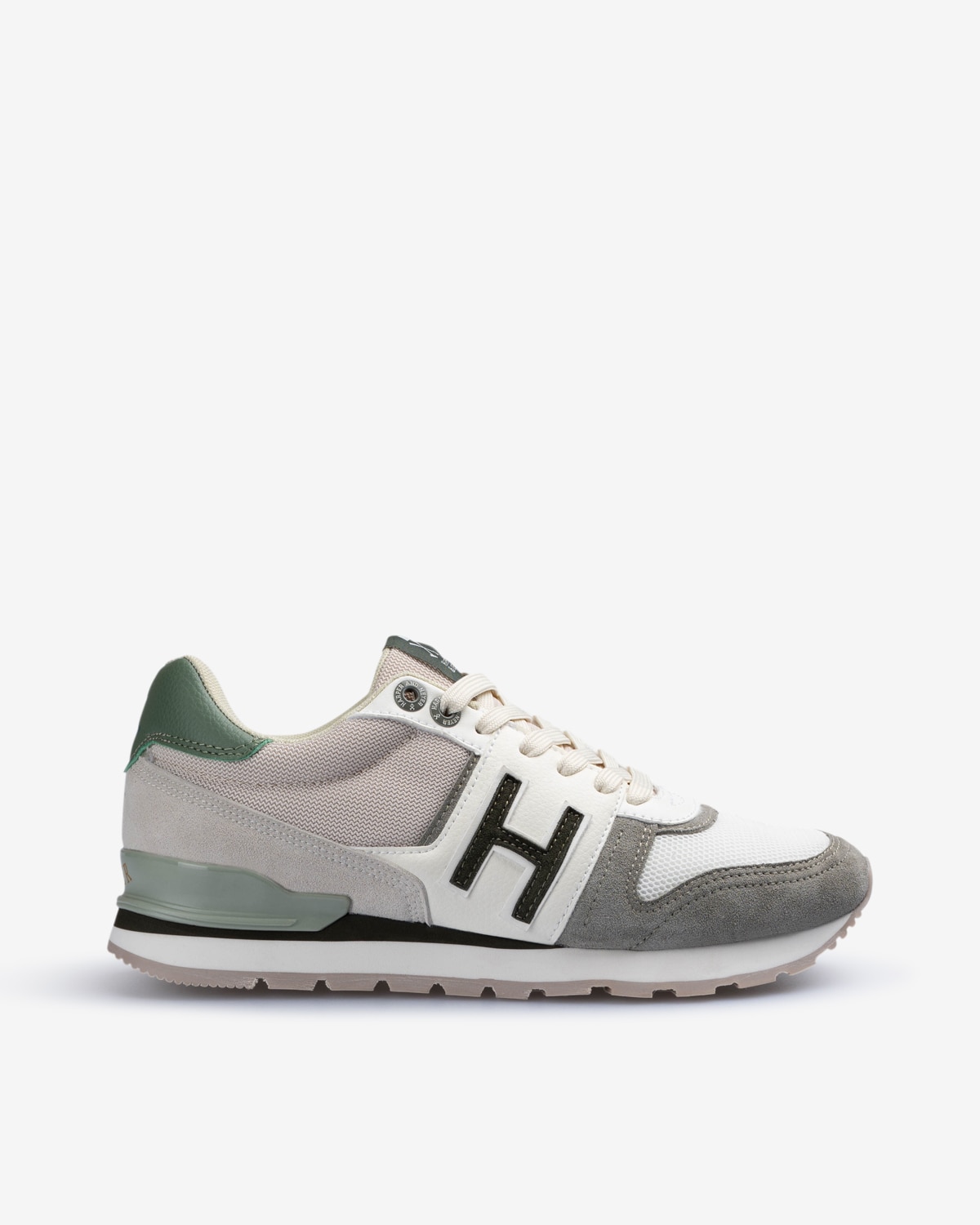 Zapatillas de hombre retro con cirre de cordones - Harper & Neyer - Verde Verde-1