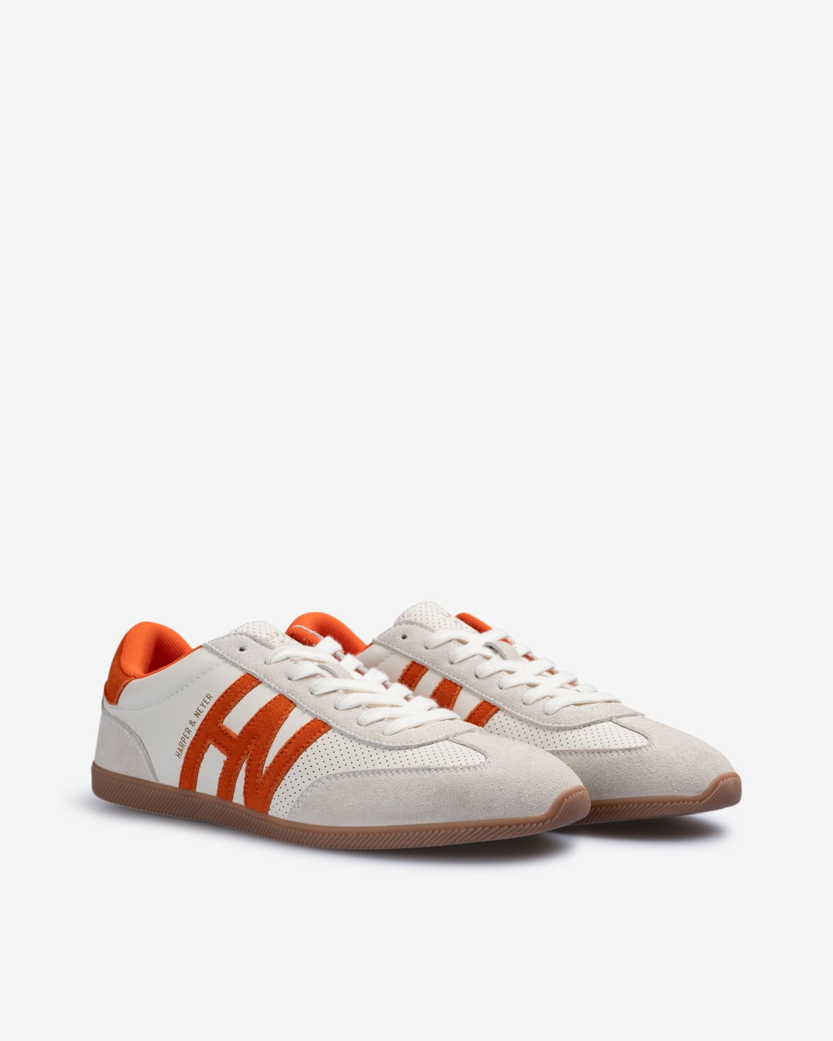 Zapatillas de hombre deportivas con cierre de cordones - Harper & Neyer - Rojo Rojo-3
