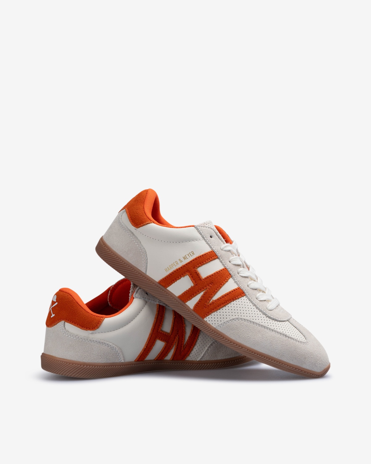 Zapatillas de hombre deportivas con cierre de cordones - Harper & Neyer - Rojo Rojo-4