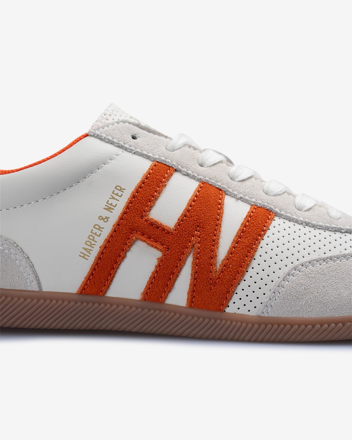 Zapatillas de hombre deportivas con cierre de cordones - Harper & Neyer - Rojo Rojo-5