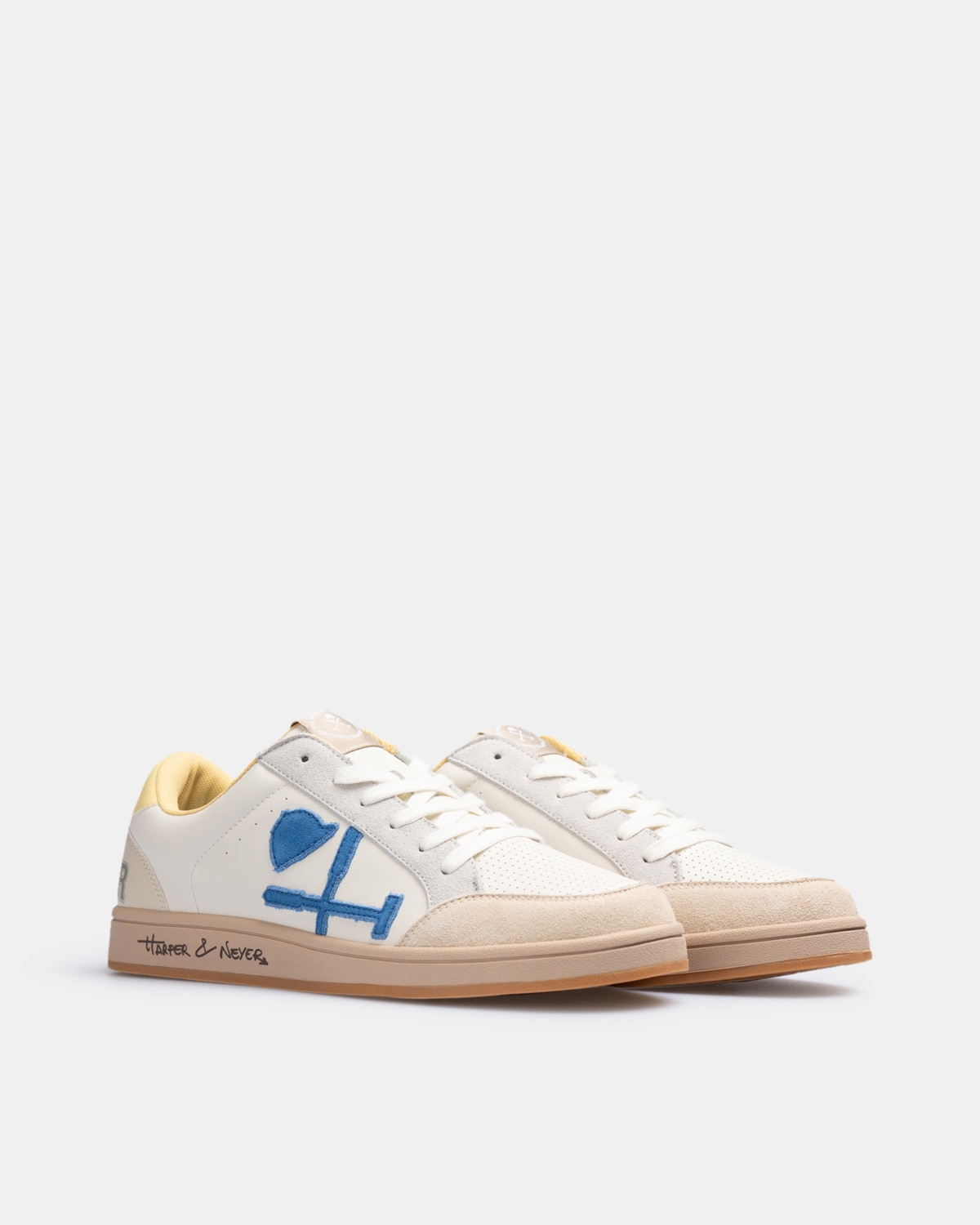 Zapatillas de hombre deportivas con cierre de cordones - Harper & Neyer - Azul claro Azul claro-3