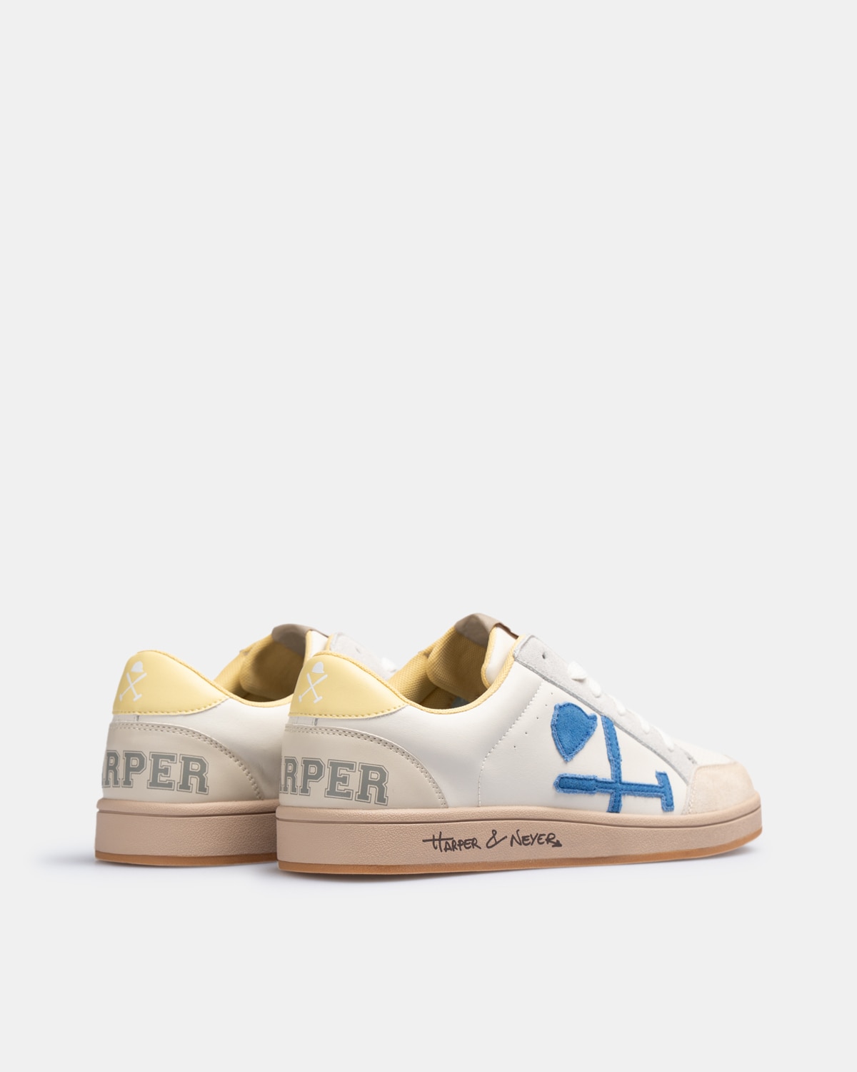 Zapatillas de hombre deportivas con cierre de cordones - Harper & Neyer - Azul claro Azul claro-2