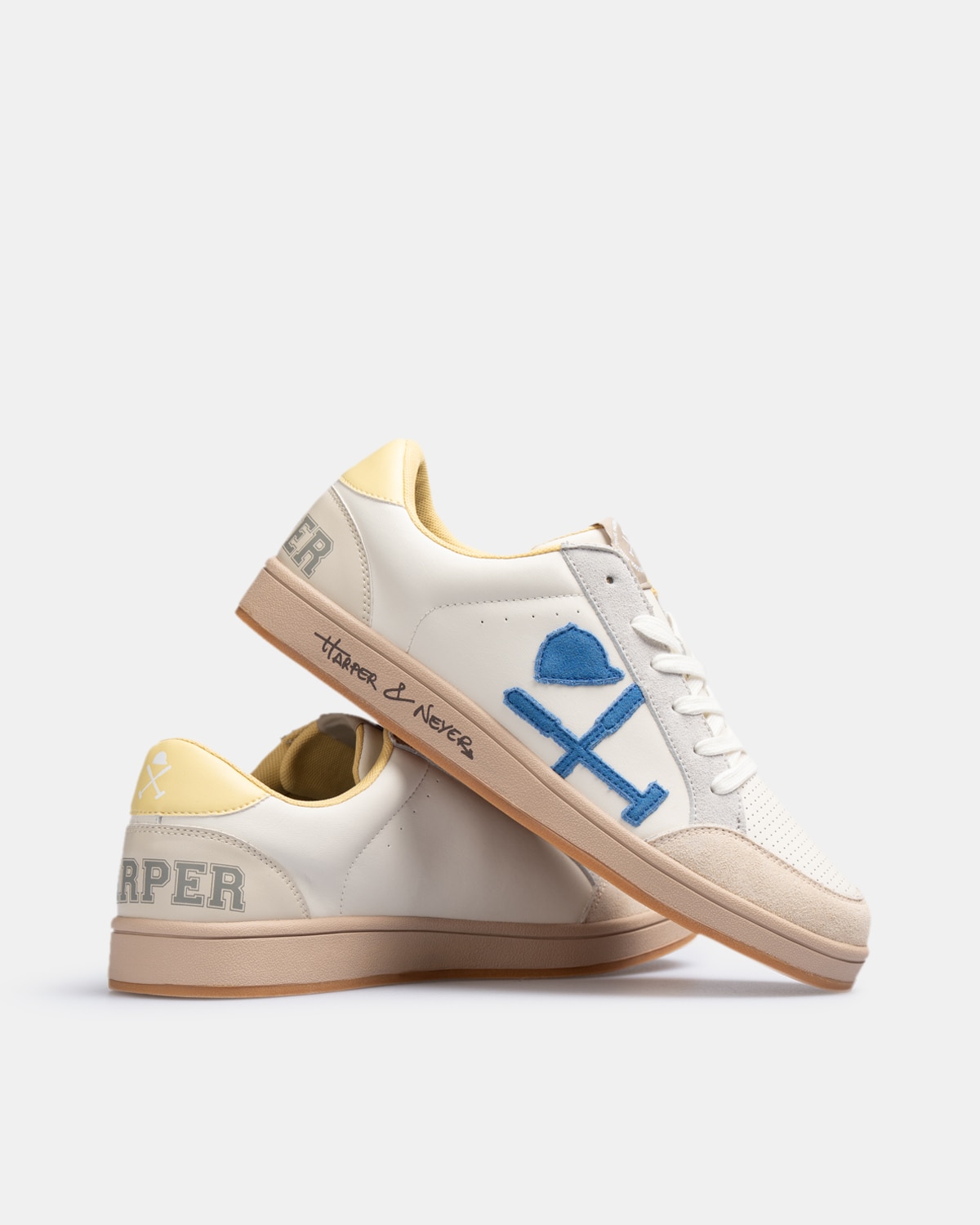 Zapatillas de hombre deportivas con cierre de cordones - Harper & Neyer - Azul claro Azul claro-4